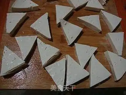 Make Thai sweet spicy tofu step 1