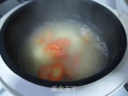 Make Carrot rice porridge step 4