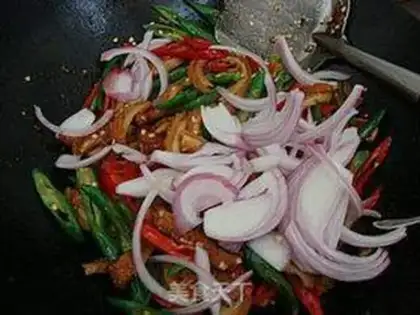 Make Fry cow belly step 6
