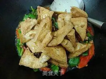 Make Thai sweet spicy tofu step 11