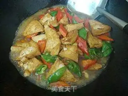 Make Thai sweet spicy tofu step 12