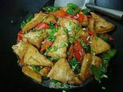 Make Thai sweet spicy tofu step 13