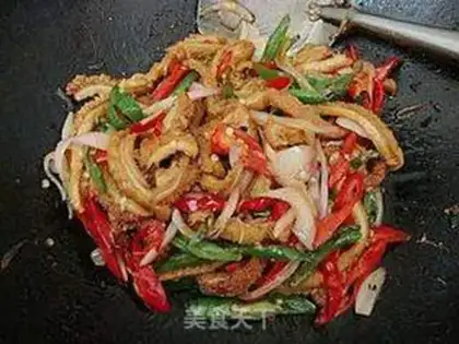 Make Fry cow belly step 9