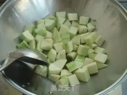 Make Tofu stew for the scallops step 3