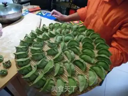 Make Emerald donkey meat steaming dumplings step 14
