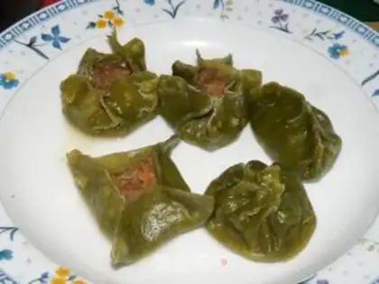 Make Emerald donkey meat steaming dumplings step 15