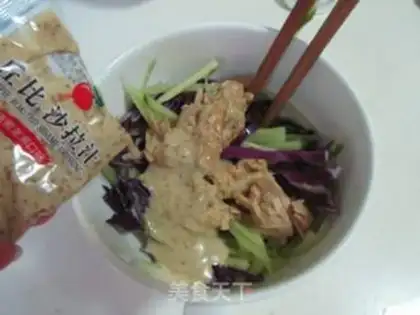 Make Tuna egg burrito step 4