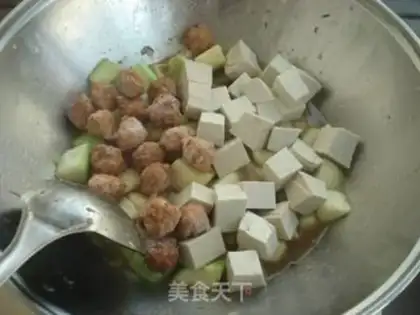 Make Tofu stew for the scallops step 5