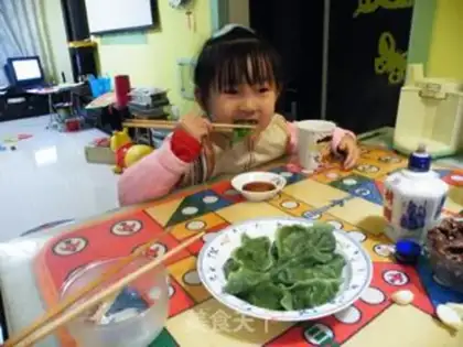 Make Emerald donkey meat steaming dumplings step 17