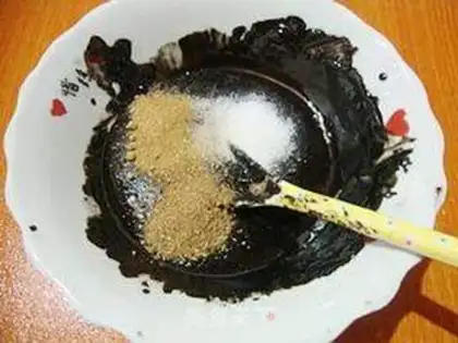 Make Scrambled onion sauce pancakes step 4