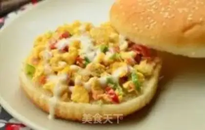 Make Egg salad burger step 5