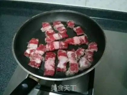 Make Garlic fried an artemisinin pole fat cow step 0