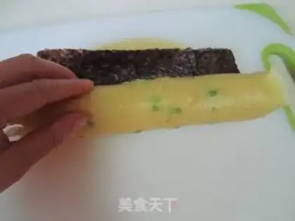 Make Tuna egg burrito step 11
