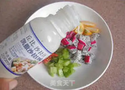 Make Cake fruit salad step 2