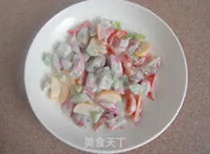 Make Cake fruit salad step 3