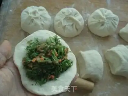 Make Pork fragrance bun step 7