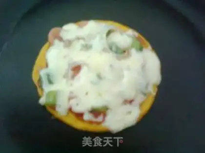 Make Mini pumpkin pizza step 11