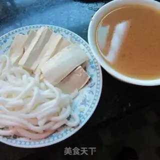 Make Tofu soup step 0