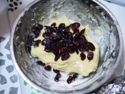 Make Cranberry cookies step 4