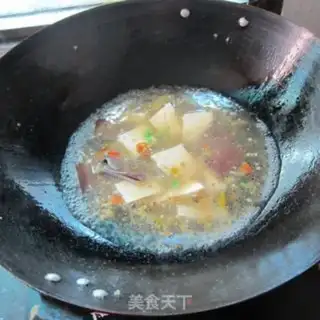 Make Pig blood tofu soup step 4