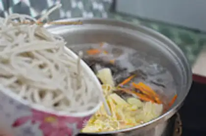 Make Pork liver powder soup step 10