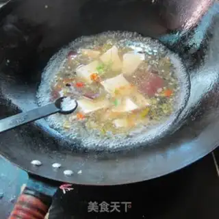 Make Pig blood tofu soup step 5