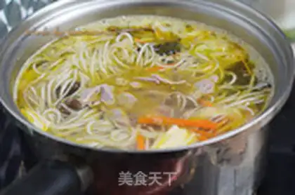 Make Pork liver powder soup step 11