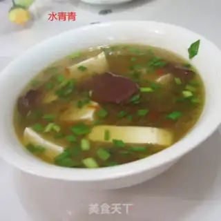 Make Pig blood tofu soup step 7