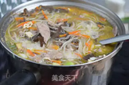 Make Pork liver powder soup step 13