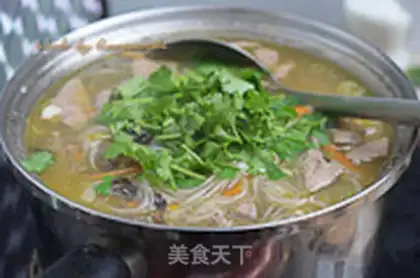 Make Pork liver powder soup step 14