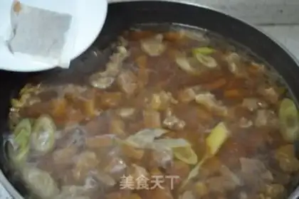 Make Red beef noodles step 13