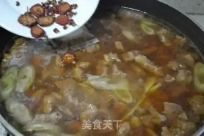 Make Red beef noodles step 14