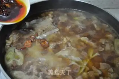 Make Red beef noodles step 15