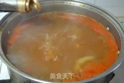 Make Red beef noodles step 18