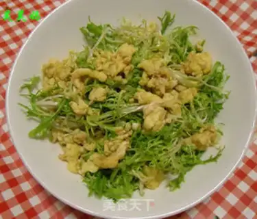 Make Eggs mixed with a chrysanthemum step 7