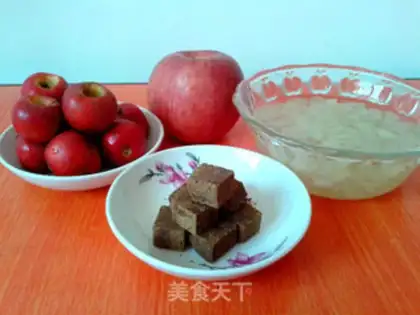 Make Double fruit stew, snow Lotus step 0