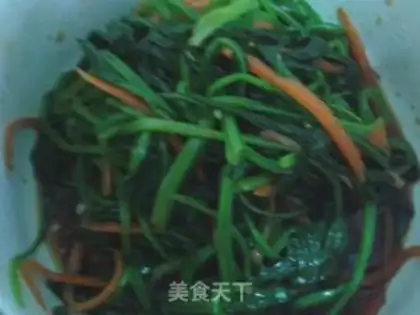 Make The spinach tower step 1