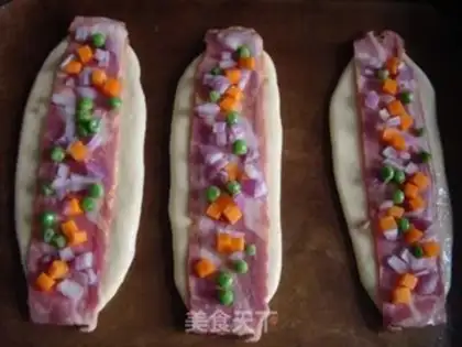 Make Bacon salad bread step 8
