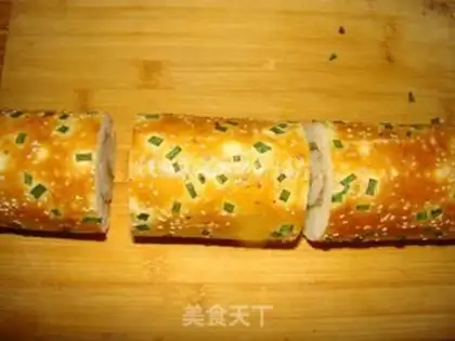 Make A salad sauce pine roll step 11