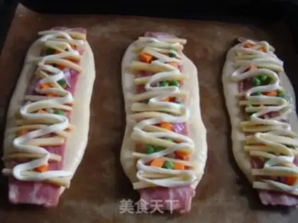 Make Bacon salad bread step 11