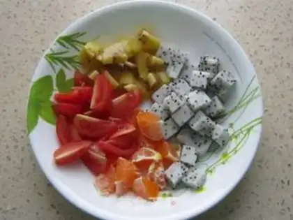 Make Cream fruit salad step 12