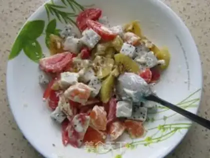 Make Cream fruit salad step 13