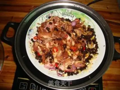 Make Bean evaporated ribs step 2