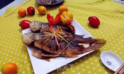 Make Burning a yellow fish step 7