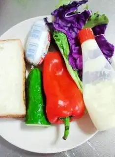 Make Vegetable ice cream sandwich step 0