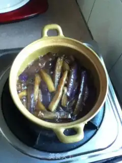 Make Salt fish eggplant step 5