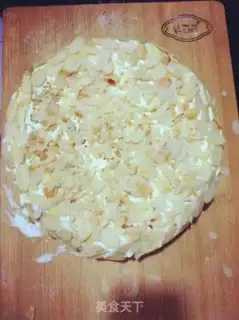 Make Almond fruit cream cake step 11