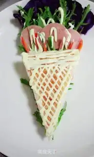 Make Vegetable ice cream sandwich step 9