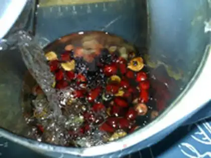 Make The lilies are black soy step 6