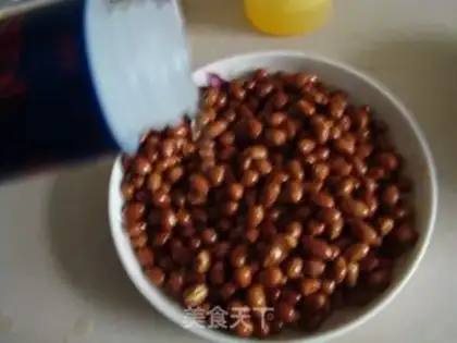 Make Fried peanuts and fries step 5